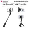 Ulanzi JJ03 Magnetic Phone Tripod Wireless Handle Selfie Stick Desktop Foot  Suitable iPhone 16/15/14/13 Pro Max