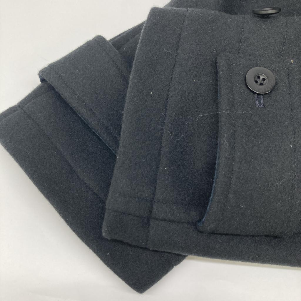 A VONTEGE Black Duffle Hoodie Coat coat S blackUsed