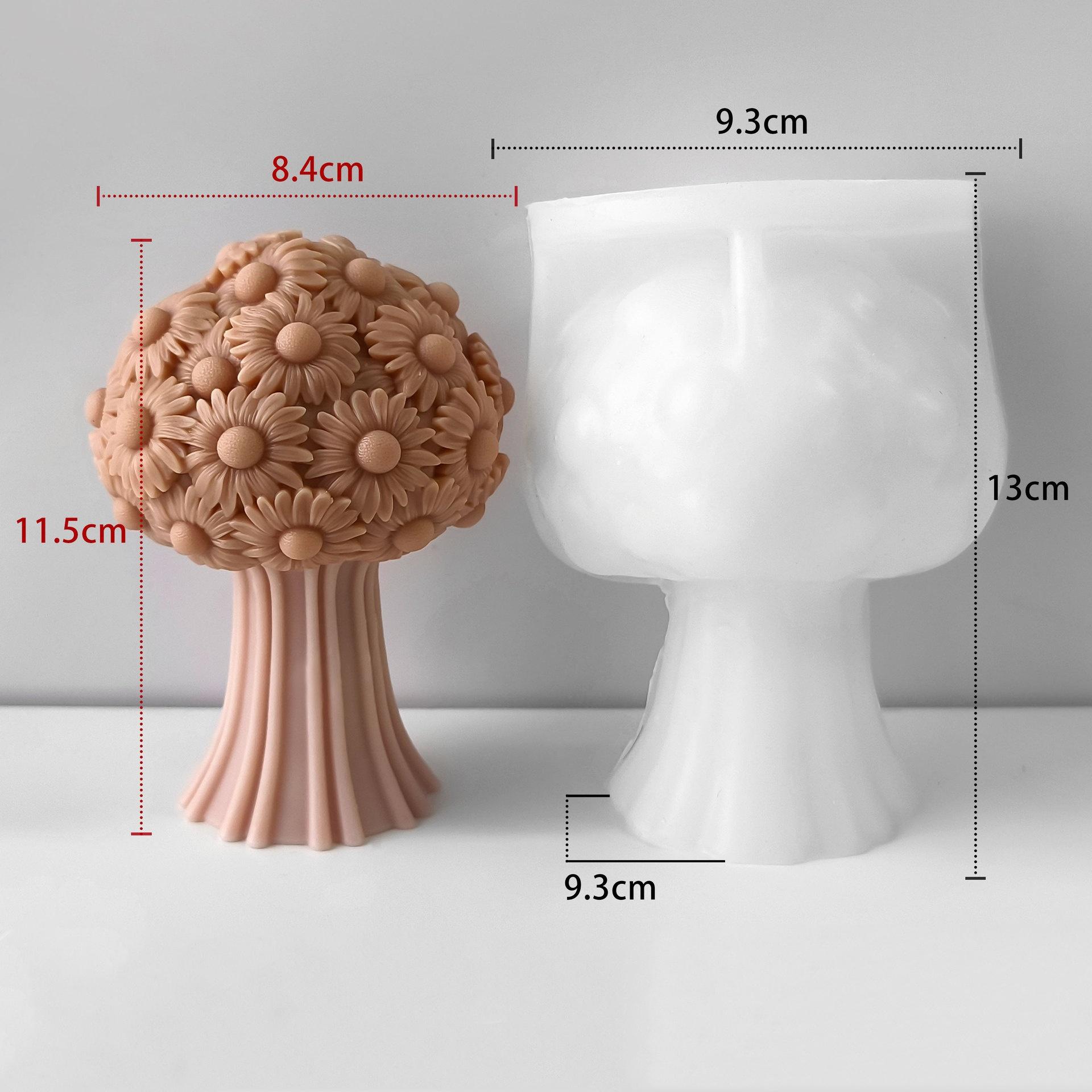 

Силиконовая форма для ароматической свечи в виде букета ромашек, сделай сам, ручная работа, букет роз, мыло ручной работы, диффузор для камней, форма для заливки