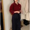 Cord-Hemdjacke Damen Herbst und Winter Neues Design Retro Langarmhemd