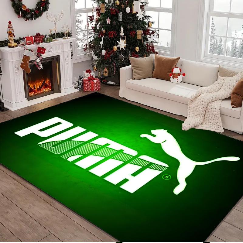 PU-MA Rug Area rug for Livingroom, Bedroom, Palyroom, Chair Rug, Office Rug, Floor mat, Large Size Fan Christmas Birthday gift