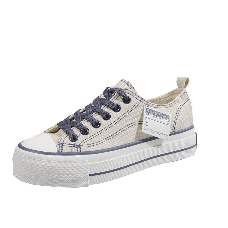 Sneakers for Women Canvas Solid Color Casual Comfortable Ladies Sport Shoes Platform Outdoors Non-slip Women's Sneakers