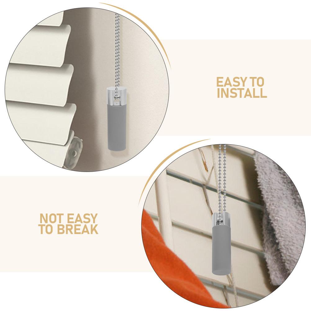 Roller Blind Accessory Cord Weight Pendant Frosted Handle Windproof Design Blind Pull Cord Weight Curtain Pull Handle Window
