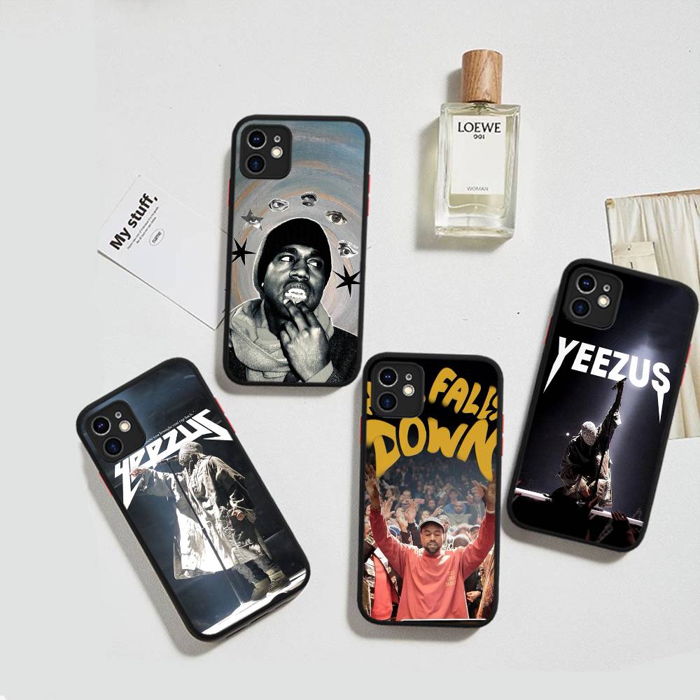 Rapper Kanye West YE For IPhone Air 16 15 14 Plus 13 12 11 Pro Max Matte Cover Jelly Shockproof Phone Case