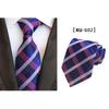 Men Business Tie Lightweight Multipurpose Adjustable Different Patterns Plaid Print Decorative Gentleman Wedding Daily Wear Necktie Clothes Accessory