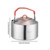 Camping Kettle Camp Tea Coffee Pot Campfire with Handles Hiking for