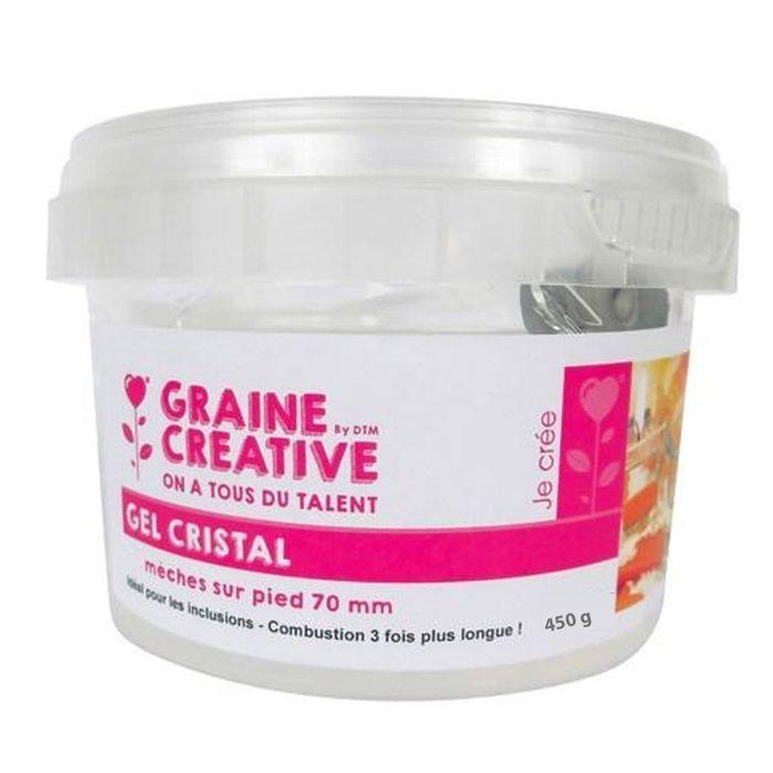 Gel pour bougies 450 g + 6 mèches