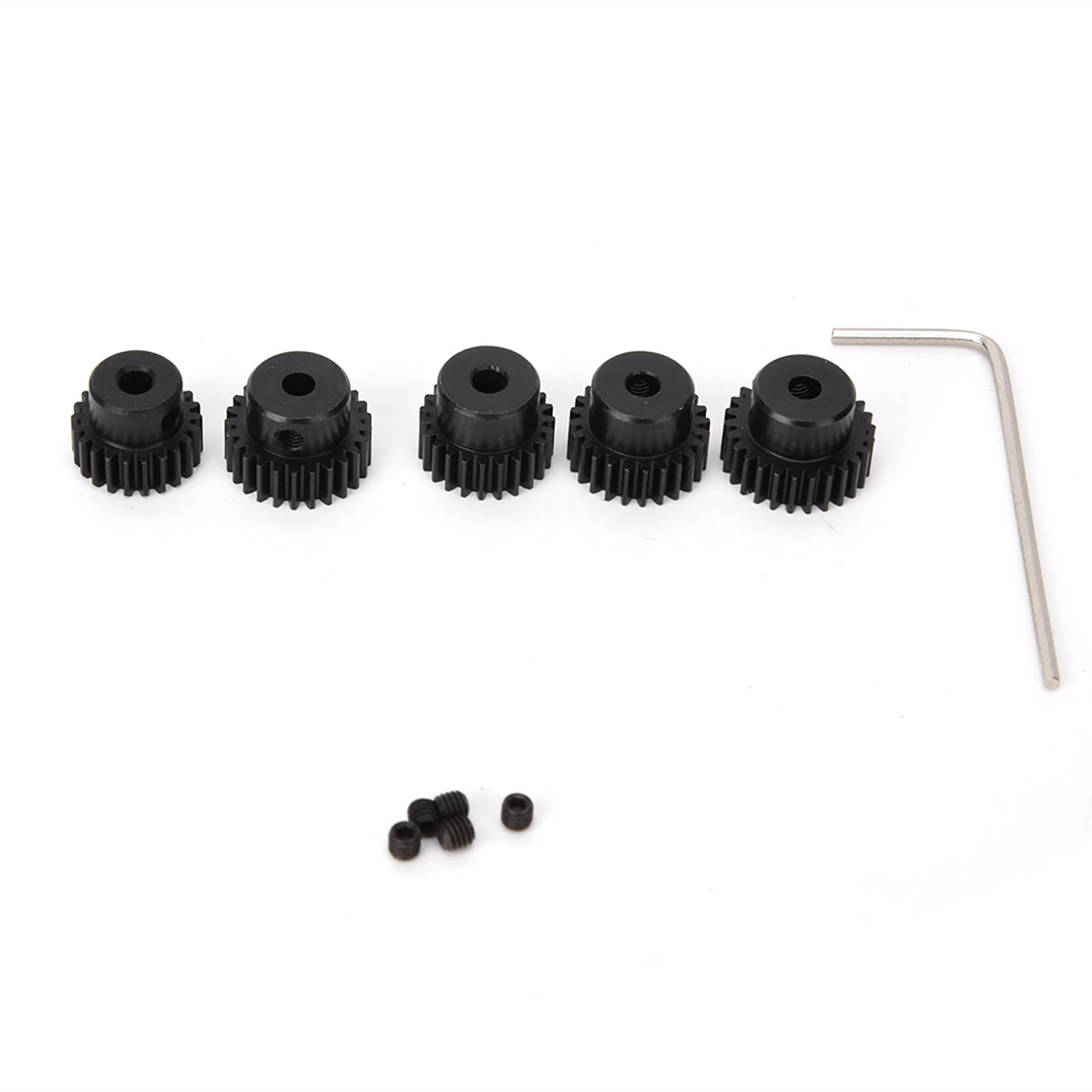 

48P Pinion Gear Set 22T 23T 24T 25T 26T RC Car Spare Parts Upgrade AccessoryBlack
