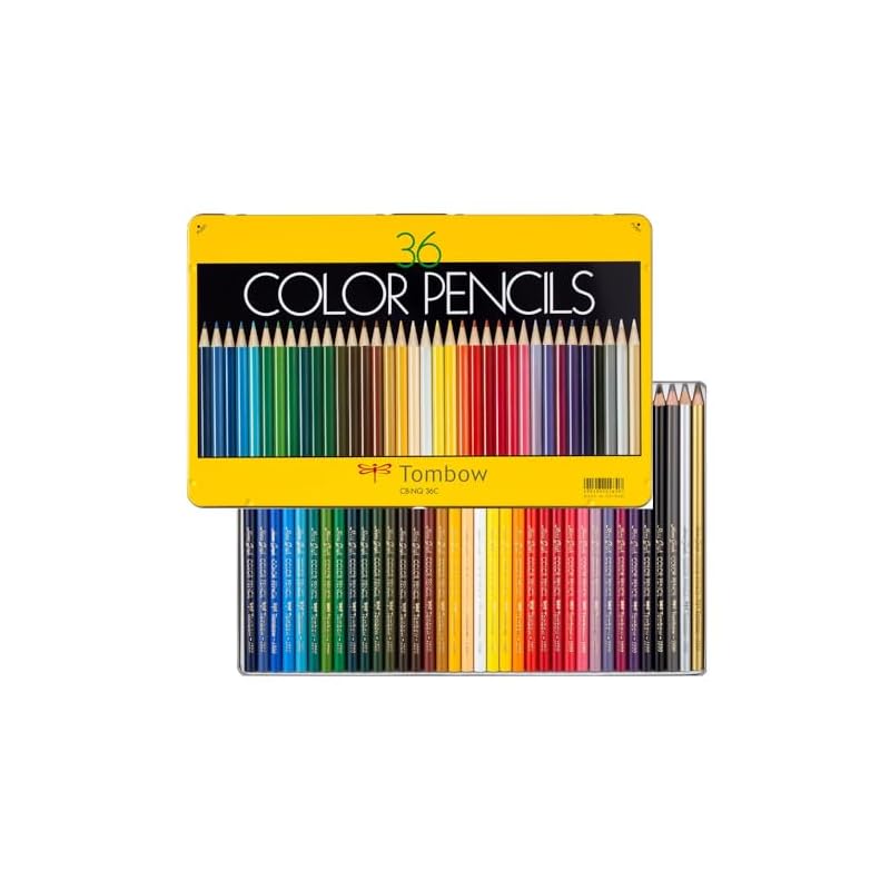 Tombow Colored Pencils, 36 Colors (Vibrant Colors That Never Go Wrong) NQ CB-NQ36C