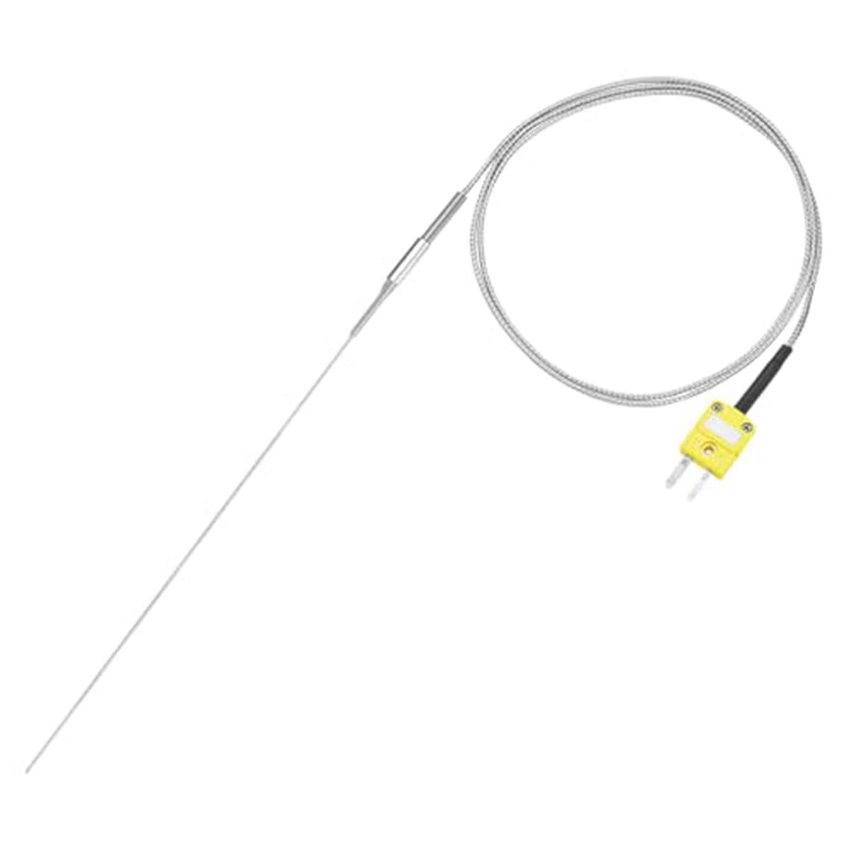 

2025+K Type Thermocouple with Plug, Meter Temperature Sensor Probe -50 to 1100°C,3.3ft Wire 0.5x300mm China Mainland