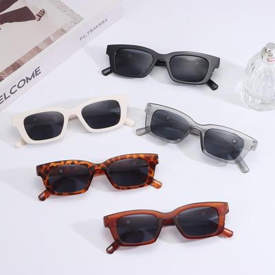 UV400 Schutz Damenbrille Retro Sonnenbrille Rechteckige Sonnenbrille Sonnenbrille für Frauen