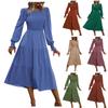 Women's Casual Fashion Sexy Slim Fit Long Sleeve Mid Length With Waist Closed Dress