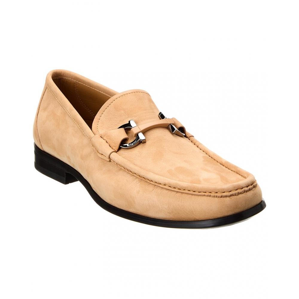 

Salvatore Ferragamo Ferragamo Grandioso Suede Loafer Brown UK 10/Regular