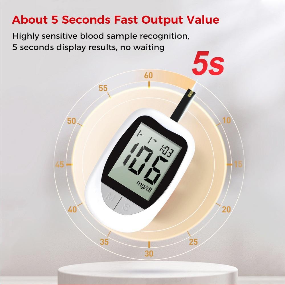 Blutzuckermessgerät für zu Hause mit Teststreifen
