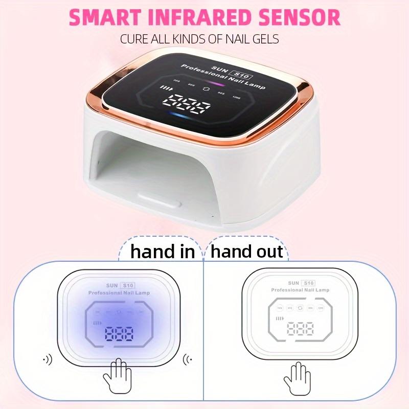 108W Rechargeable UV LED with 36 Beads Nail Dryer Cordless Lamp for Manicure and Curing All Gel Nail Polish At Home DIY Salon