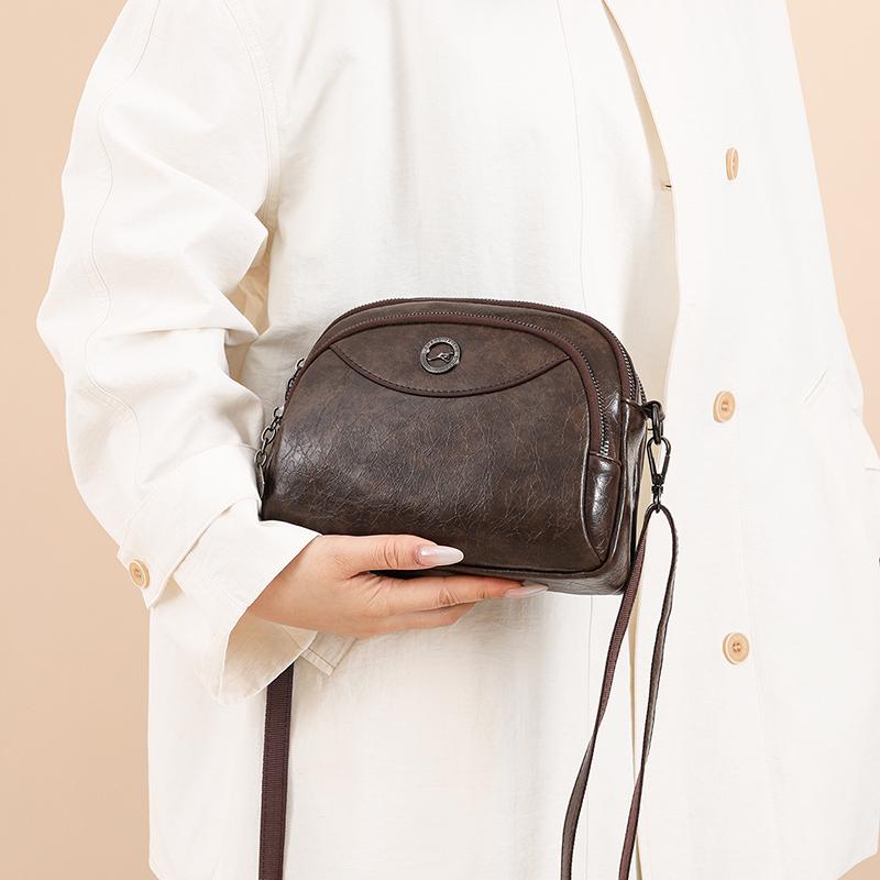 Women's Small Round Bag Large Capacity Outdoor Shoulder Bag
