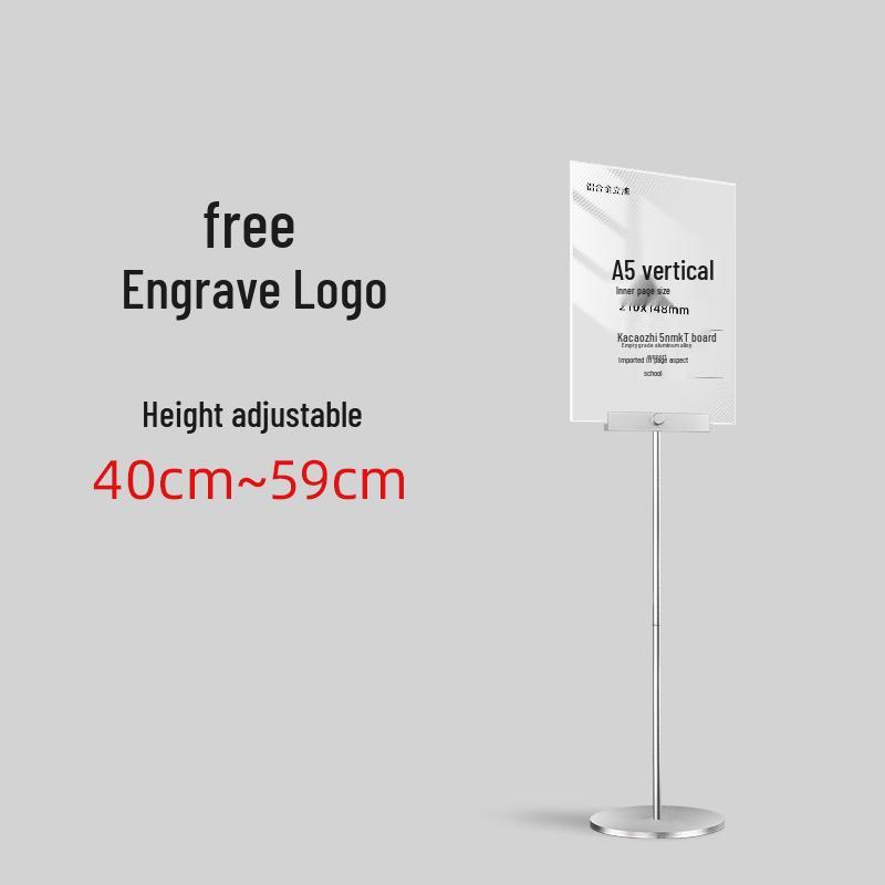 Aluminum Poster Stand for Store Promotions - Manager's Pick for New Arrivals