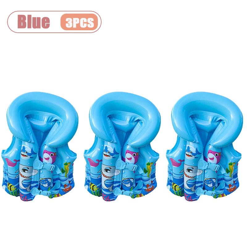 1-5PCS Inflatable Life Vest for Kids Swimming Floatie Toddler PVC Buoyancy Vest Children‘s Swim Jacket for Pool Beach Safety