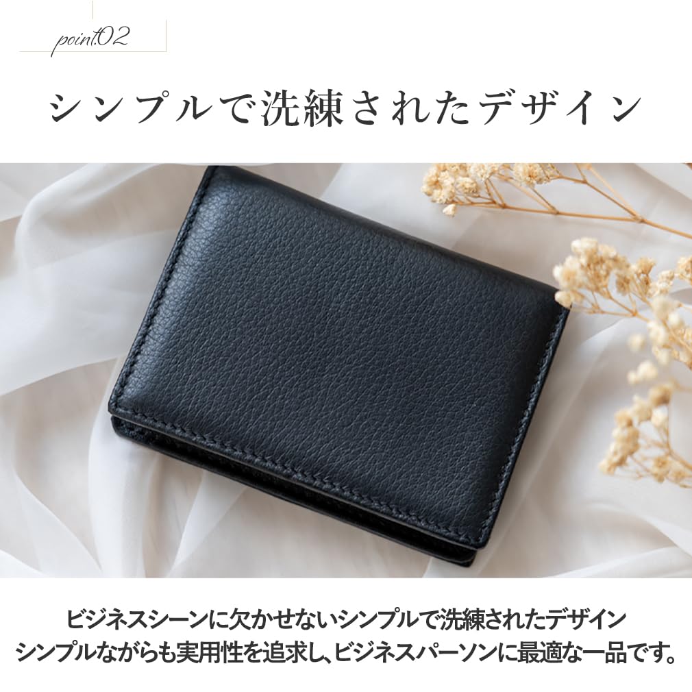 Vita Felice Cowhide Business Card Case [VITAFELICE] Men's nsz-30286n (Coffee)