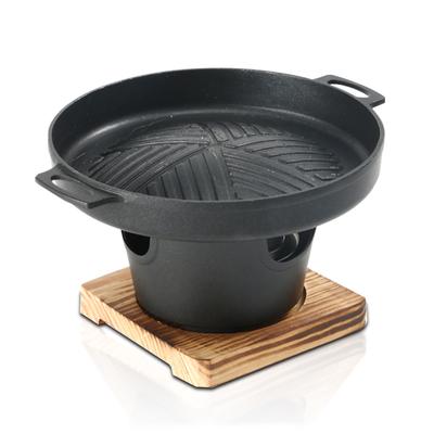 1ks nový grilovací vařič odnímatelný japonský lihový vařič Nepřilnavý gril BBQ gril Nástroj na pečení masa pro piknikový vařič