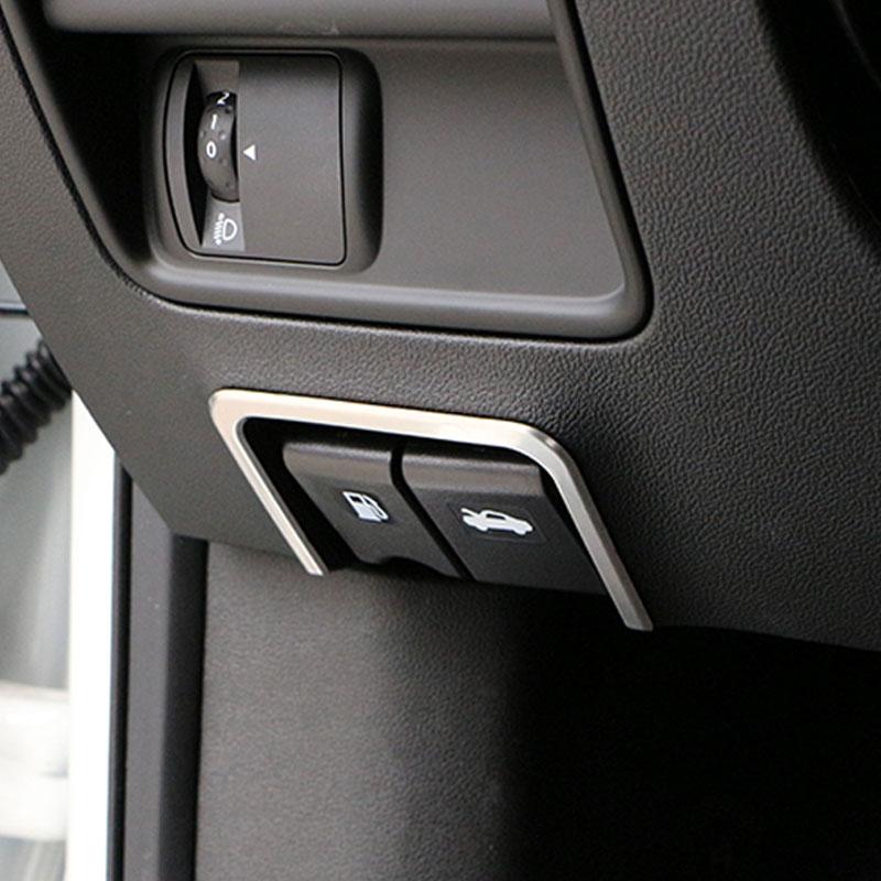 For Renault Koleos Samsung QM6 2016 - 2020 Car Styling Cover Fuel Tank Cap Oil Switch Trim Frame Moulding Part