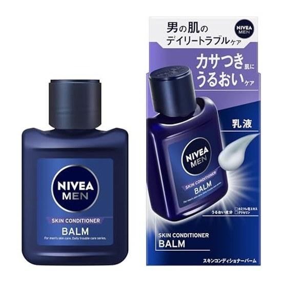 Nivea Men Skin Conditioner Balm Mens Lotion Dry Moisturizing Prevents Dryness Roughness Non-Alcohol Type 110ml