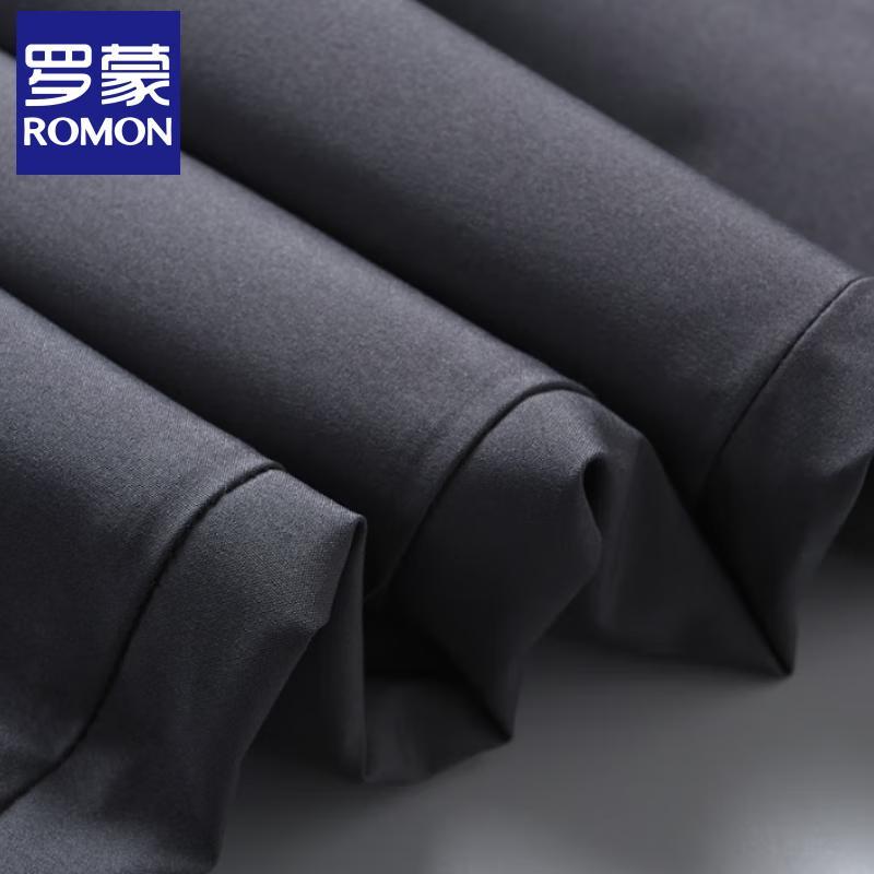 Luomeng Men's Goose Down Winter Straight-Leg Warm Pants