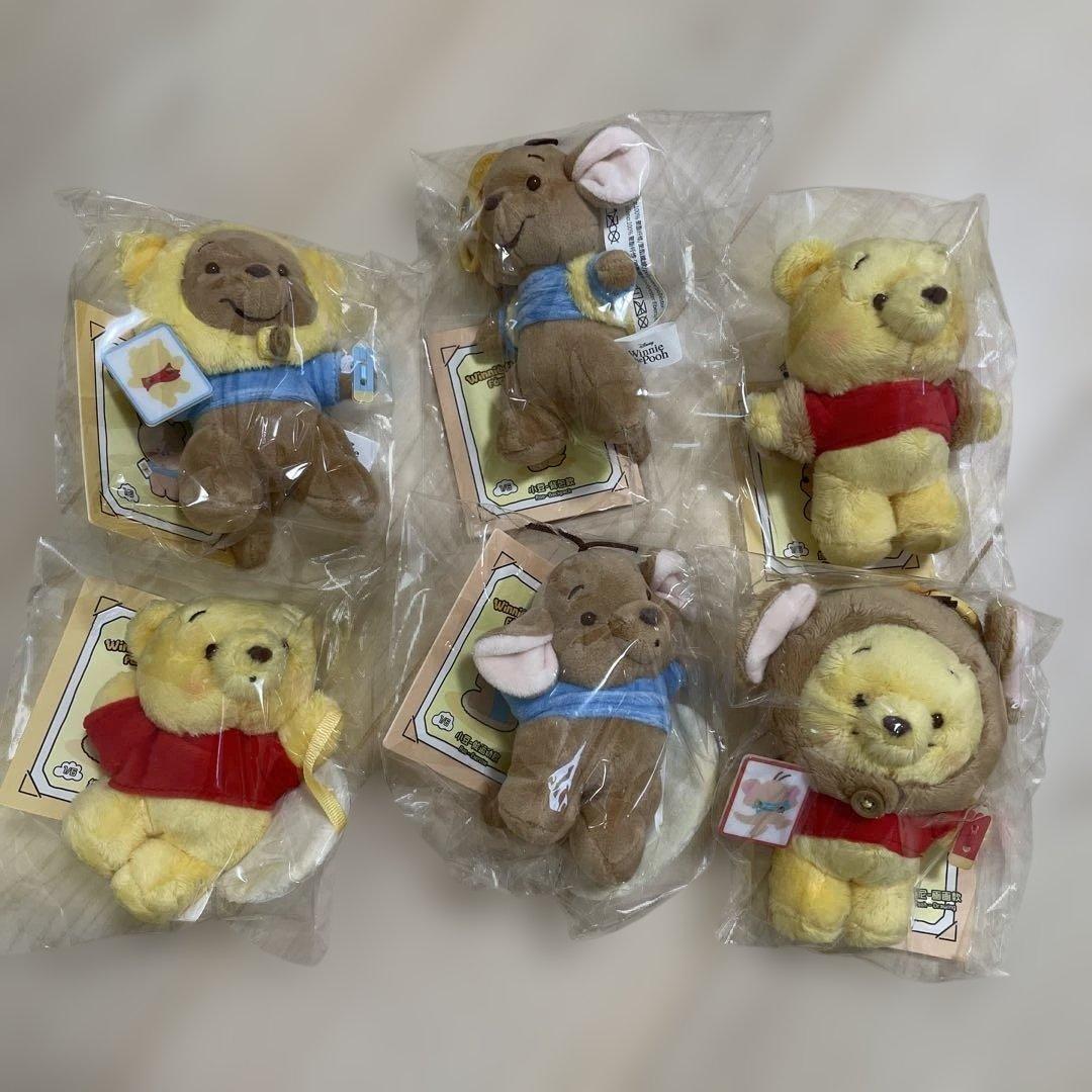 [Unused] TOPTOY Winnie the Pooh Lou All 6 Types Mascot Disney Summary