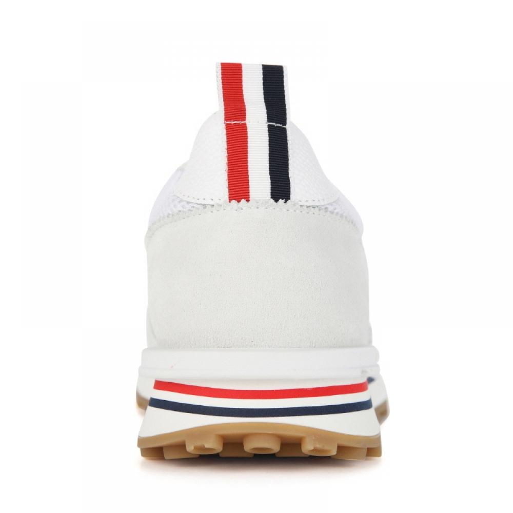 Tom Brown Mfd180a 03050 100 Stripe Lace Up Sneakers