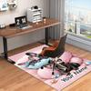 1PC Custom Name Puppy Dreams Pink Theme Floor Mat Ideal for Living Room, Game Rooms, Office, Bedroom,Floor Mat Playful Design