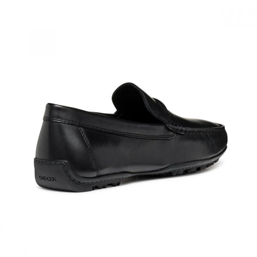 Geox Men S Comfort moccaSin Loafer Black 9gxe5a4f1m