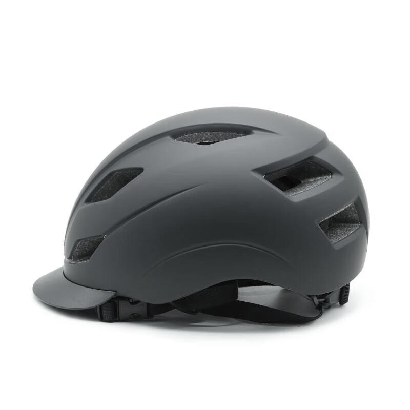 Lishi Lightweight Commuter Cycling Helmet with Visor One Size