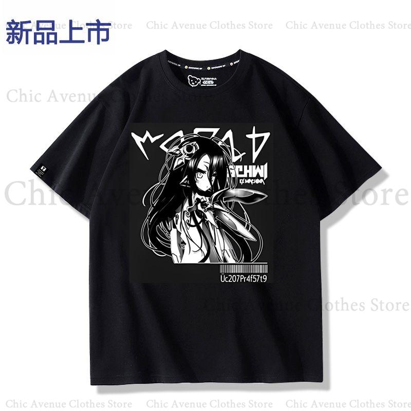 Anime NO GAME NO LIFE ZERO Serie Print T-Shirt Streetwear Baumwolle Sommer Oberteile Kurzarm T-Shirt Tägliche Kleidung Unisex T-Shirt