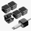 ESJNNK Magnetic Cable Hooks, Cord Clips, Fits All Cables Up To 6mm Diameter, Secures Cables, Prevents Loss, Organizes Wires, and Stores Power Cords