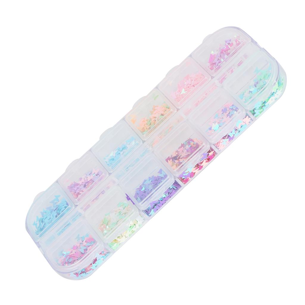Butterfly Sequins Colorful Plastic Material DIY Decoration Crumbs Crafts Making Supplies