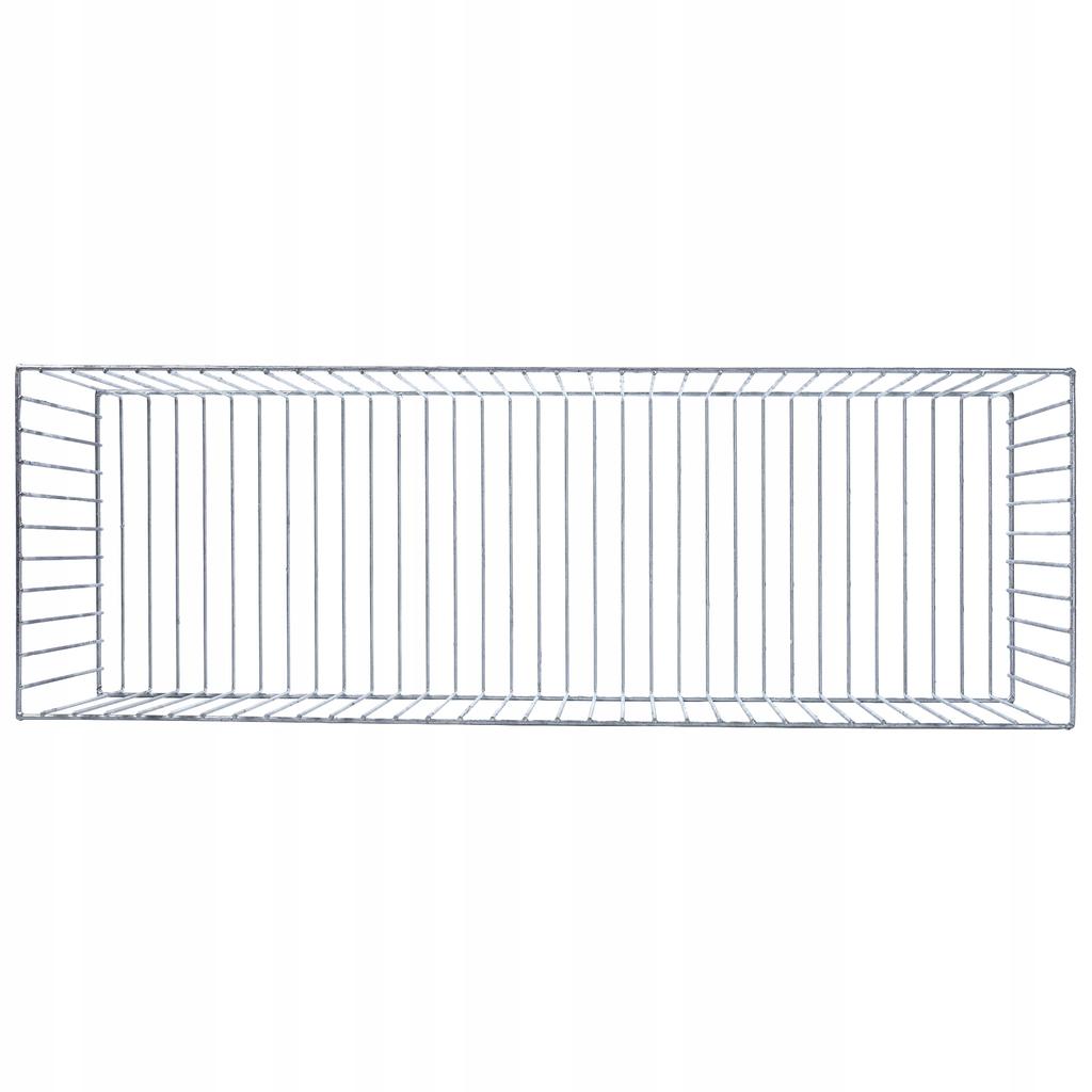 KADAX Gabionový květináč, gabionový kryt z oceli, pro květiny, kamenná zahrada, venkovní