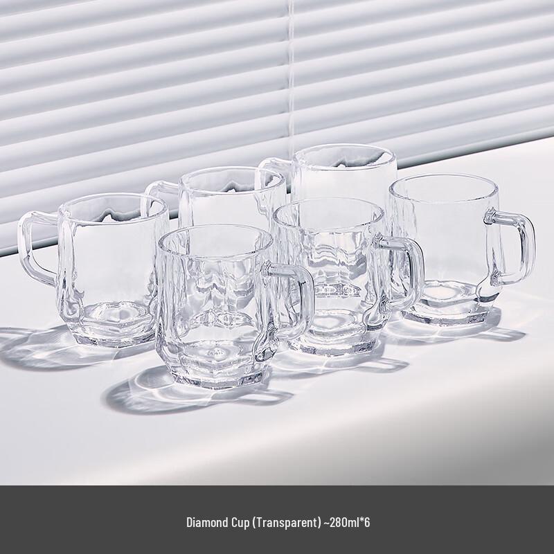 Naijiang High-End Heat-Resistant Glass Mug Set