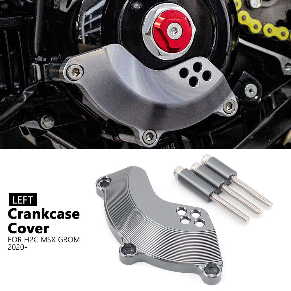 New Motorcycle Engine Case Crash Slider Protector Engine Decorative Cover For Honda H2C Msx Grom 2020 2021 2022 H2C MSX GROM