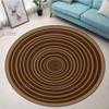 Farmhouse Rustic Tree Rings Rustic Area Rug Round Circle Carpet Livingroom Bedroom Floor Mats for Bathroom Modern Home Decor