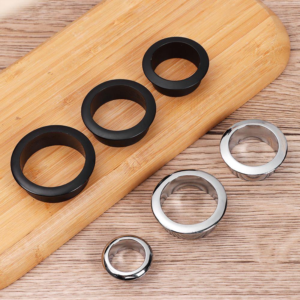 Computer Desk Cable Grommets Wire Hole Cover Cabinet Vent Decorative Ring Cable Outlet Port Furniture Hardware Desk Organizer