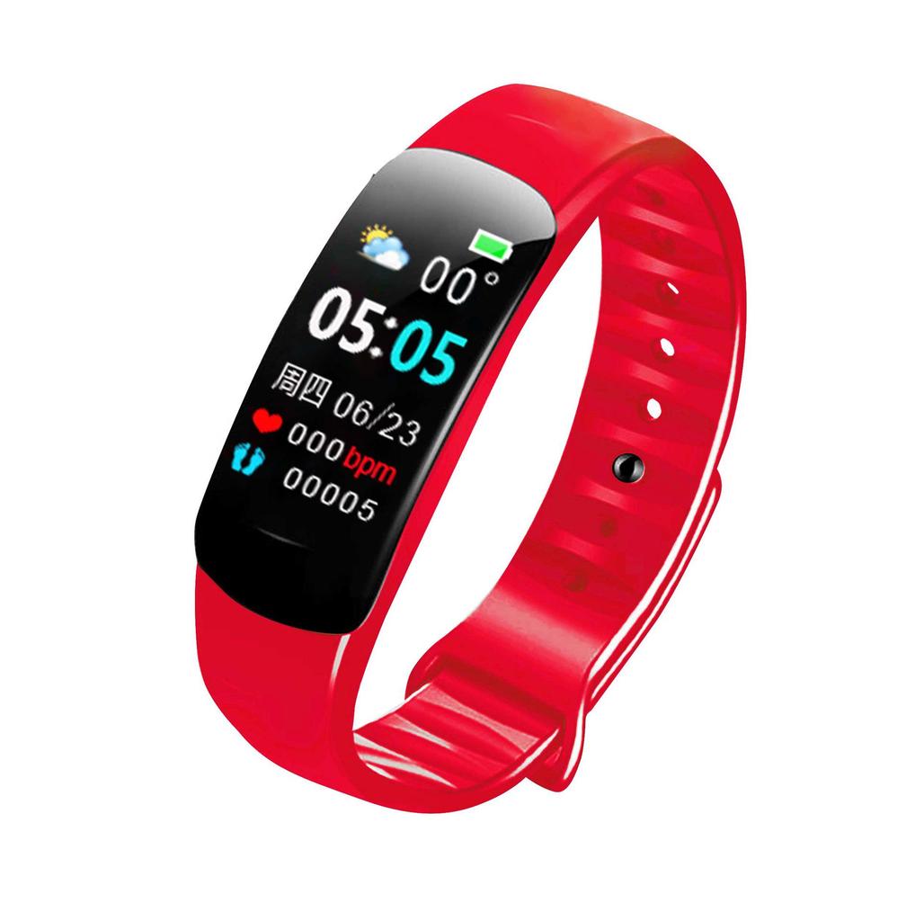 Smart Bracelet C1Plus: Color Screen, Waterproof, Long Battery Life, Pedometer, Heart Rate, Blood Pressure, Blood Oxygen, Bluetooth.