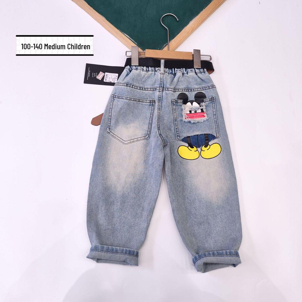 Trendy Boys' Denim Pants for Spring & Autumn
