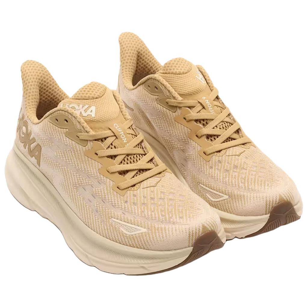Zapatillas HOKA Clifton 9 Wheat Shifting Sand Hombre Marrón 1127895-WHF