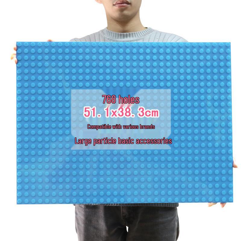 

Большая базовая пластина с крупными пупырками для образовательных строительных блоков, совместимых с Lego, 24x32 51.2*38.2CM