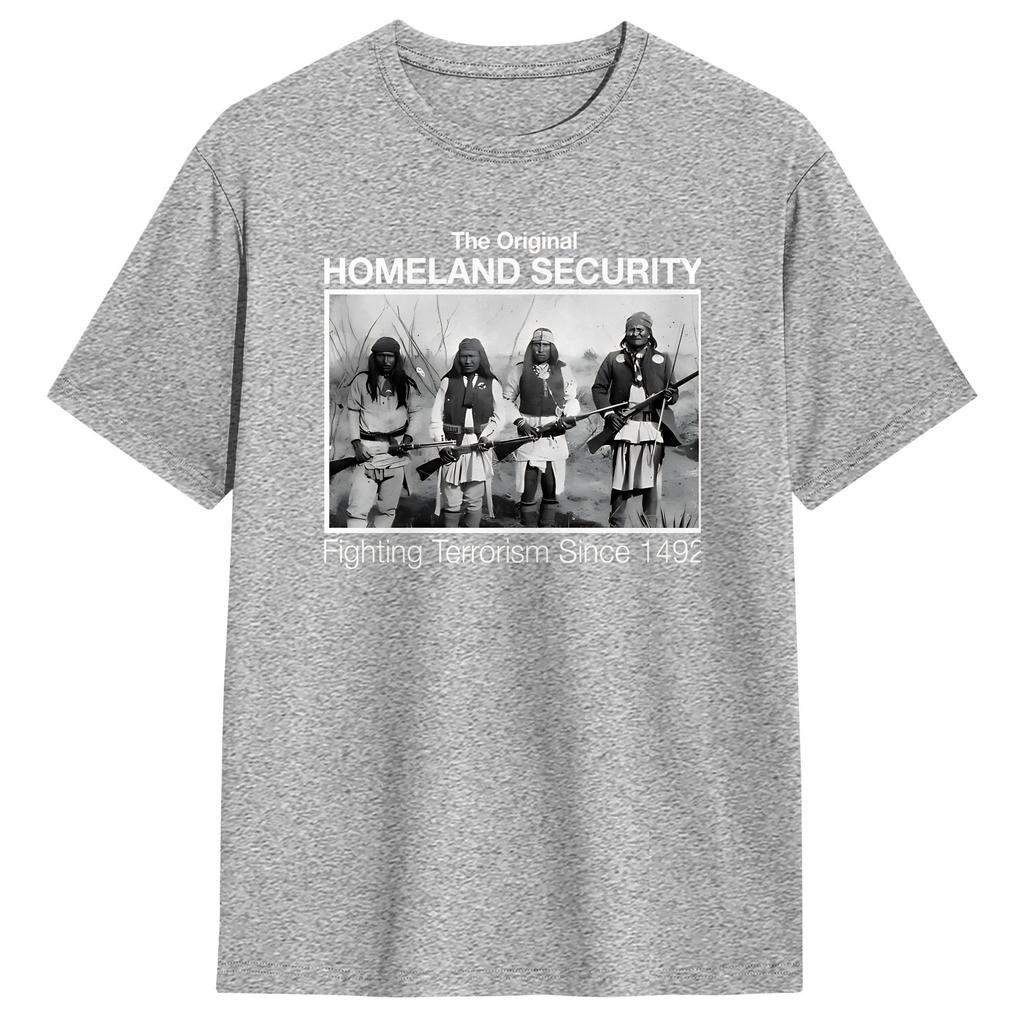 Homeland Security Fighting Terrorism T Shirt Summer Popular TShirts Pure Cotton Round Neck Clothing Short Sleeve Classic Tops