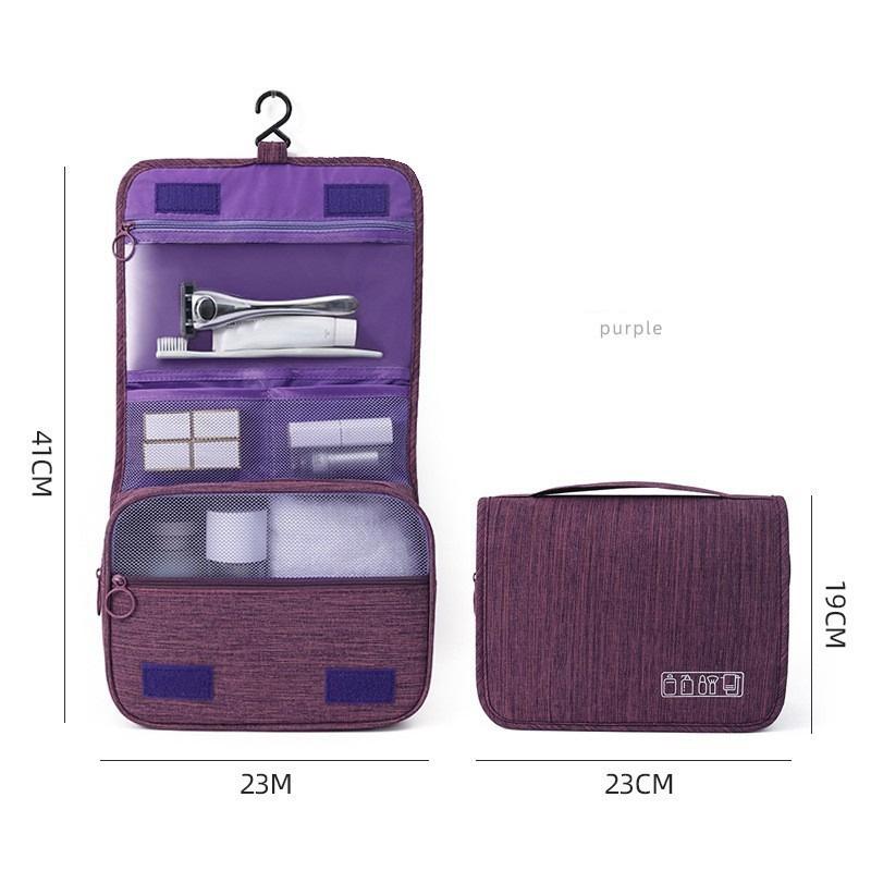 Foldable Toiletry Bag Organizer Hanging Storage Bag Bathroom Makeup Bag Case Cosmetic Bag Travel Bag For Travel Business