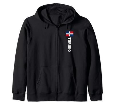 Toribio Last Name Dominican Republic Shirt and Hoodie Men's Women's Zip-Up