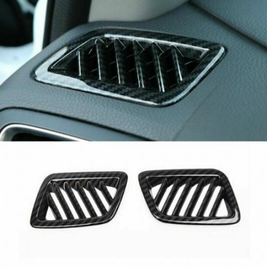 Carbon Fiber Dashboard Air Vent Outlet Cover Trim For Honda CR-V CRV 2017-