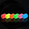 10PCS Luminous Valve Caps Fluorescent Red Night Glowing Car Motorcycle Bicycle Wheel Styling Tyre Hub Universal Cap Decor