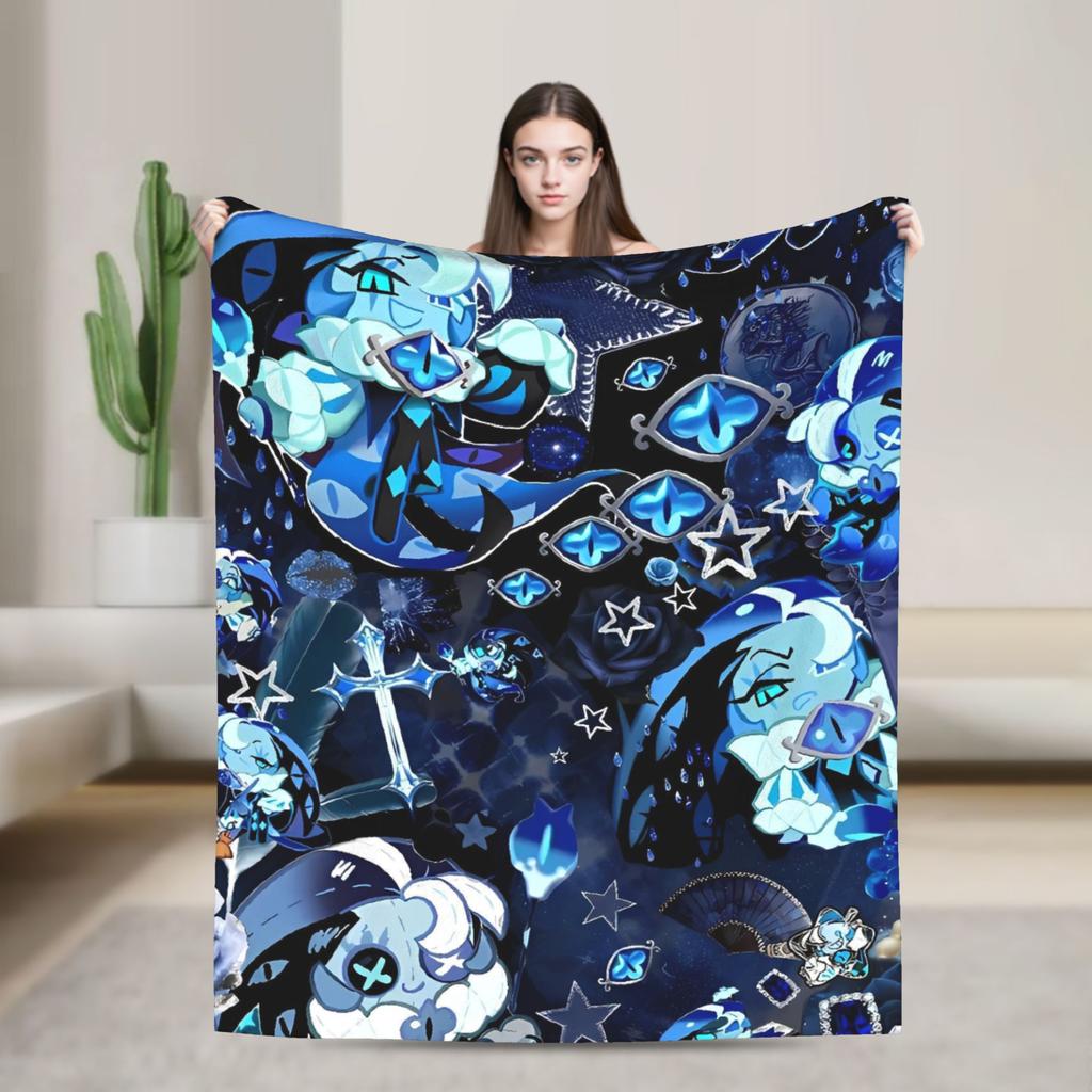 Cookie Run Kingdom Game Blanket Travel Flannel Throw Blanket For Home Decor Soft Design Quality Bedspread Gift